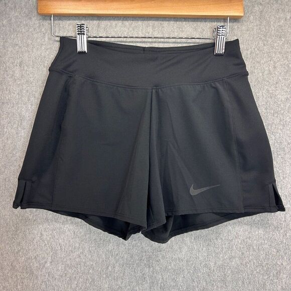 Nike Women's Size XS Dri-Fit Black Biker Shorts Athletic Workout Gym Casual - Picture 1 of 10